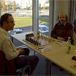 Bauer - Arnold vor der Partie