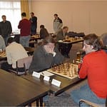 Blick in den Turniersaal