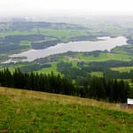 Blick von der Reutterwanne auf den Grüntensee