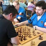 Branimir Vujic (links) gegen GM Borki Predojevic