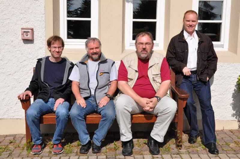 Von links: Karsten Schuh, Martin Böhm, Rene Dausch und Ralf Müller